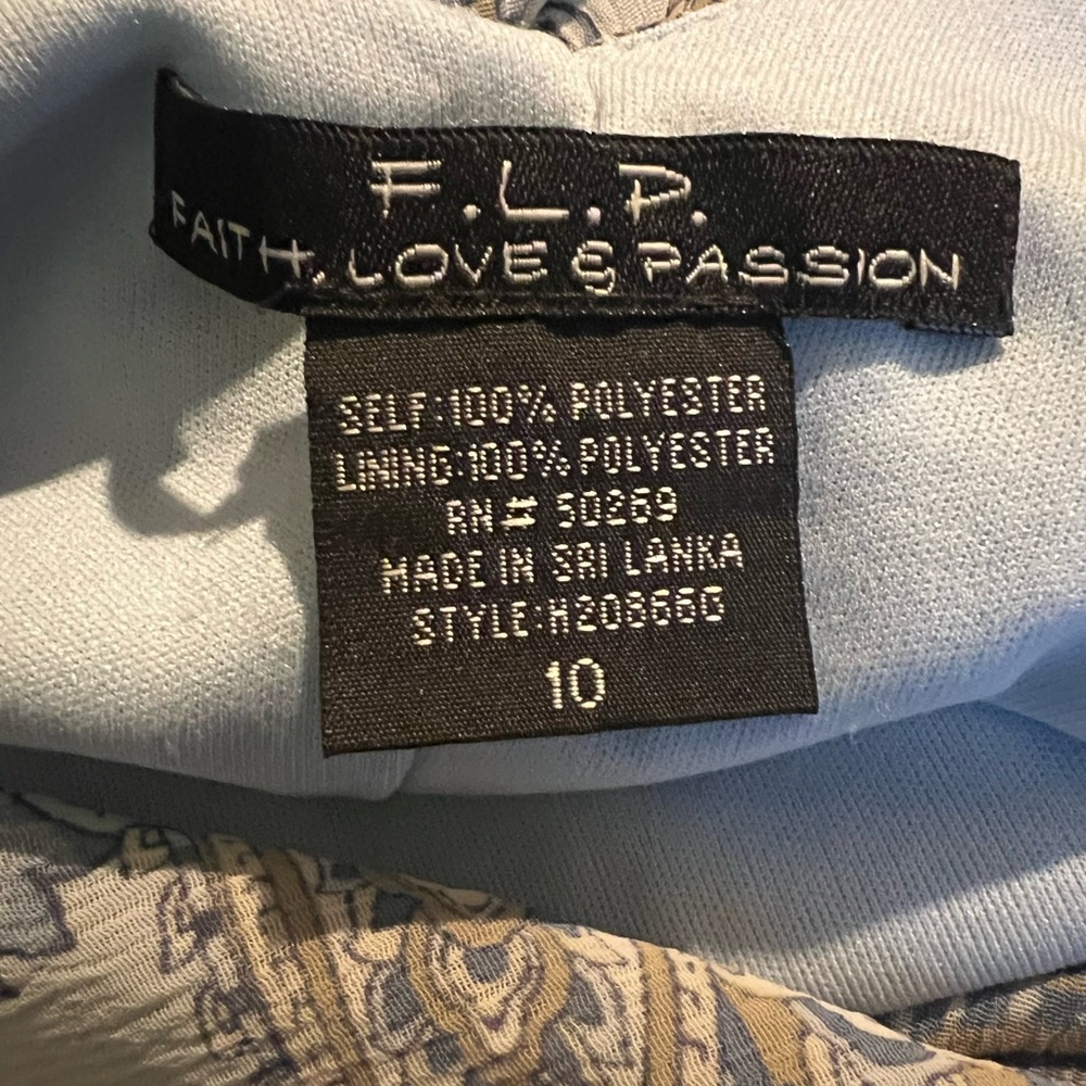 FLP Faith Love & Passion Dress Size 10 - Picture 5 of 5
